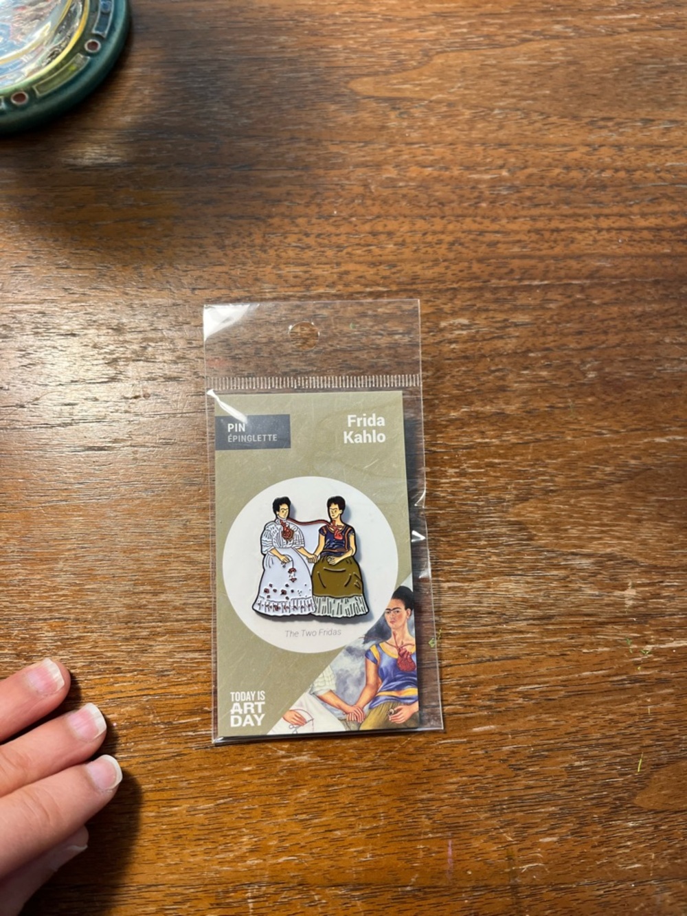Frida Kahlo Two Fridas Enamel Brooch New NWT Today Is Art